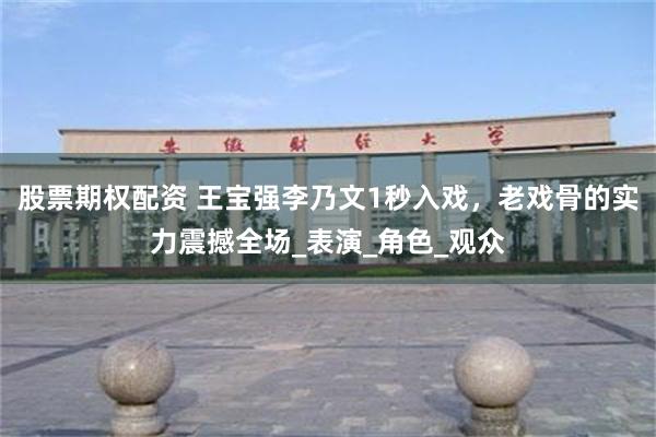 股票期权配资 王宝强李乃文1秒入戏，老戏骨的实力震撼全场_表演_角色_观众