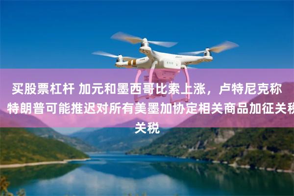 买股票杠杆 加元和墨西哥比索上涨，卢特尼克称：特朗普可能推迟对所有美墨加协定相关商品加征关税